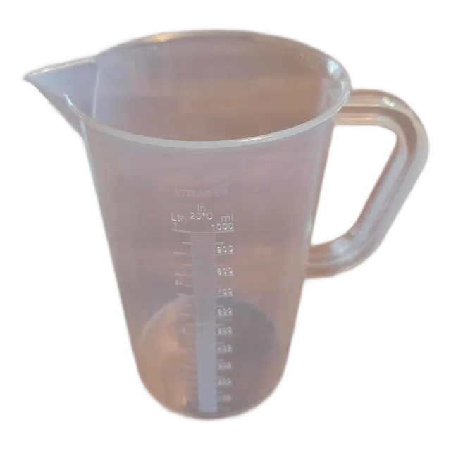 Messbecher Messkanne Kunststoff 1 Liter