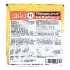 Turbohefe Turbo Pure 48 (Gert Strand), 135 g – haltbar bis 13.12.2026, Bild 2